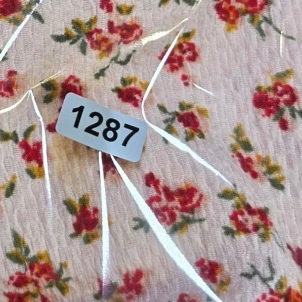Art Class Girls XXL 16/18 Pink Floral Long Sleeve Textured Seersucker Dress